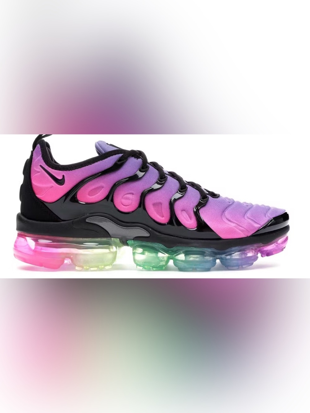 Nike Air VaporMax Plus “Be True” Gradient Pink Purple with Multicolor Air Sole